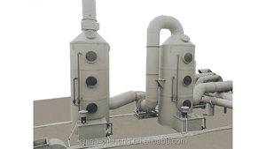 Depurador de gases de escape para tratamiento de gases residuales <span class=keywords><strong>H2SO4</strong></span> HF HCL H2 - Product Image 2