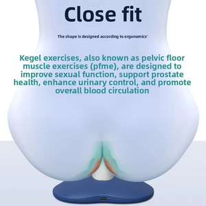 Allenatore Elettrico Kegel di Alta Qualità in ABS e TPR per Adduzione e Sollevamento Anale, per Esercizi di Fitness, Allenatore Muscolare PC per Uso Interno - Product Image 5