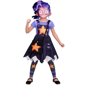Disfraz de Cosplay de Bobi Time Lily, Vestido Infantil de Dibujos Animados para Fiesta de Halloween con Etiqueta, Tela de Poliéster - Product Image 3