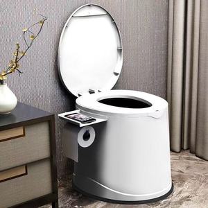 Haier Hainuo portable toilet, <b>commode</b> seat for the elderly and pregnant women, portable adult <b>commode</b> <b>chair</b>, genuine plastic - Product Image 1