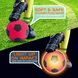 Jouets <span class=keywords><strong>de</strong></span> ballon <span class=keywords><strong>de</strong></span> football lumineux Huiye brillent dans l'obscurité ballons <span class=keywords><strong>de</strong></span> football adolescents cadeau avec idées LED <span class=keywords><strong>jeux</strong></span> <span class=keywords><strong>de</strong></span> sport cool jouets <span class=keywords><strong>de</strong></span> football <span class=keywords><strong>pour</strong></span> enfants garçons - Product Image 3