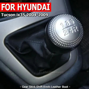 Accesorios para coche, perilla de palanca de cambios, balonmano para <span class=keywords><strong>Hyundai</strong></span> <span class=keywords><strong>Tucson</strong></span> IX35 2004 2005 2006 2007-2009 con cubierta de <span class=keywords><strong>maletero</strong></span> de polaina de cambio - Product Image 6