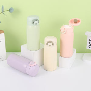 Bouteille d'eau isotherme avec sangle, 7 oz, double paroi en acier inoxydable, bouteilles sous vide, gourde en métal - Product Image 2