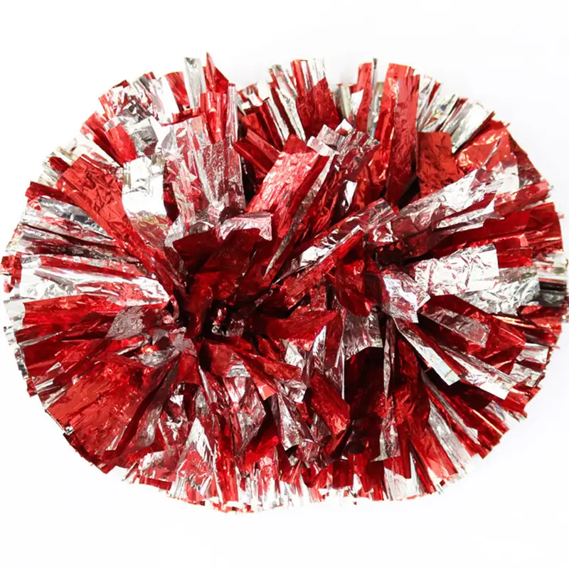 High Quality Sport Cheerleading Team Holding Props Cheer Pompon Tinsel Cheerleader Pompoms