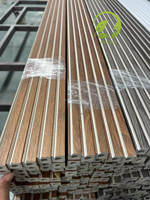 Panneaux de clôture WPC, panneaux muraux composites, design personnalisé pour la décoration intérieure