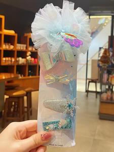 Детский набор заколок для волос для детей с бантом белоснежный головной убор одинаковые аксессуары для волос от <span class=keywords><strong>Frozen</strong></span> - Product Image 2