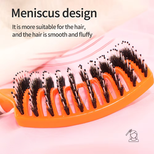 Cepillo ondulado desenredante <span class=keywords><strong>con</strong></span> ventilación curvada y logotipo personalizado Cepillo <span class=keywords><strong>de</strong></span> pelo <span class=keywords><strong>de</strong></span> cerdas <span class=keywords><strong>de</strong></span> <span class=keywords><strong>madera</strong></span> y plástico antiestático <span class=keywords><strong>con</strong></span> función <span class=keywords><strong>de</strong></span> masaje - Product Image 5
