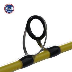 Caña de Pescar Profesional de Alta Resistencia, Amarilla, de 1.76m, 2 Secciones, Fuji, para Agua Salada, Pesca en Alta Mar, Jigging, Fibra de Carbono - Product Image 2