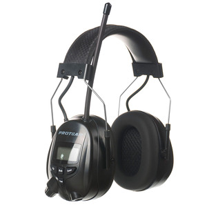 Casque d'écoute radio AM/FM Cache-oreilles à affichage numérique Réduction du bruit Protecteurs auditifs Formation tactique Cache-oreilles BT - Product Image 6
