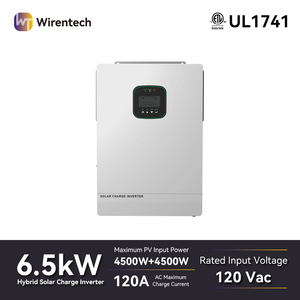 Inversor <span class=keywords><strong>de</strong></span> 6.5 kW diseñado para <span class=keywords><strong>electricidad</strong></span> doméstica fuera <span class=keywords><strong>de</strong></span> la red con salida <span class=keywords><strong>de</strong></span> onda sinusoidal pura, modos <span class=keywords><strong>de</strong></span> carga flexibles y soporte para carga <span class=keywords><strong>de</strong></span> reserva. - Product Image 1