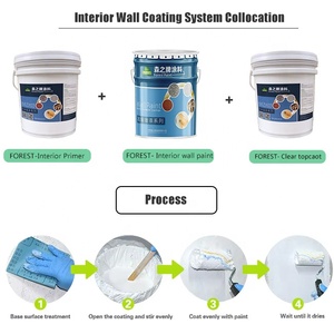 Fournisseur de revêtement de mur intérieur Beau tableau de couleurs décoratif de peinture de <span class=keywords><strong>maison</strong></span> de mur intérieur semi-brillant en latex pour la construction de blocs - Product Image 5