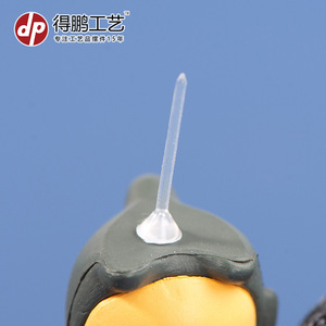 Épingles de fixation en plastique transparent Depeng Handicrafts, diamètre de la tête de 6 mm, pour ornements de poupées, matériaux de bricolage - Product Image 3