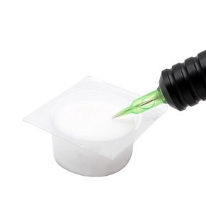 18 24 Caps Tattoo Needle Cleaning Sponge Cups Cartridge Rinse Dip Cups for Tattoo Artist Use Professional Tattoo Studio Use - Product Image 1