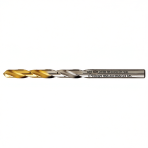 Broca helicoidal TTAKE HSS con recubrimiento de TiN en la cabeza, 1070 Bright HSS y brocas HSS Co. - Product Image 2