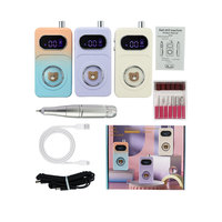 Ponceuse à ongles portable rechargeable 45000 tr/min, machine de polissage spéciale pour éliminer les peaux mortes et le nail art