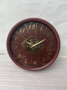 <span class=keywords><strong>Horloge</strong></span> murale ronde moderne de 39 cm, accent simple <span class=keywords><strong>en</strong></span> verre, métal et MDF, <span class=keywords><strong>horloge</strong></span> murale pour salon, verte et dorée, <span class=keywords><strong>avec</strong></span> engrenages mobiles - Product Image 6