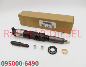 Iniettore di carburante Diesel Common Rail originale 095000-6490 per John D 6068 e 4045 RE529118, RE546781, RE524382, SE501926 - Product Image 1