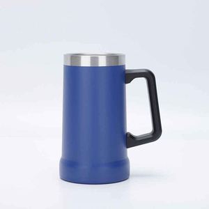 Jarra de Cerveza de Acero Inoxidable con Diseño Moderno y Aislamiento al Vacío - Product Image 5