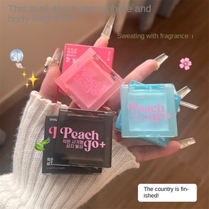 Échantillon de parfum solide PEACH JO en boîte carrée, baume corporel Pêche Blanche Oolong, parfum léger et durable <span class=keywords><strong>pour</strong></span> étudiantes - Product Image 5