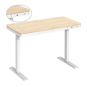<span class=keywords><strong>Bureau</strong></span> assis-debout à moteur unique S08-22D-SW avec tiroir, <span class=keywords><strong>bureau</strong></span> debout électrique réglable en hauteur - Product Image 2
