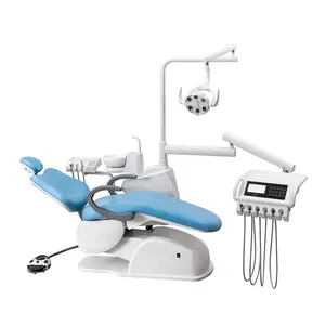 certified dental chair big sale economic dental chair model A880 upgrade high quality with USA tube with Italy valve