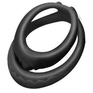 <strong>Factory</strong> Direct Men's Double Cock Ring Delay Ejaculation <strong>Penis</strong> Sex Toys - Product Image 1
