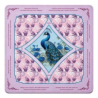 Tapis de jeu de mahjong et de poker antidérapant en caoutchouc épaissi style chinois, bordure renforcée, en promotion aux États-Unis