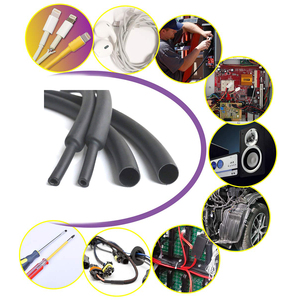 Gaine Thermorétractable à Double Paroi Noire Personnalisable avec Impression, pour Réparation de Câbles, et Tube Thermorétractable Adhésif avec Colle - Product Image 5