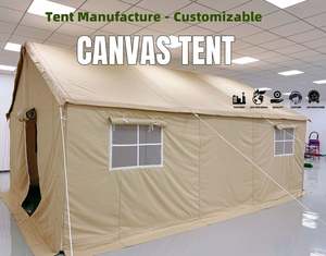 Double Layer Winter Custom Logo Four Season Oxford Desert 10 Man <b>Frame</b> Tube Tent for Sale - Product Image 2