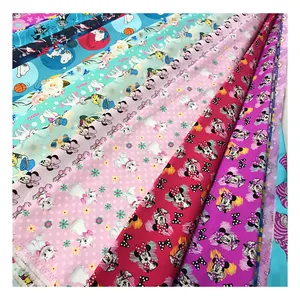 De Factory Outlet Populaire Levendige Leuke Katten Cartoon Custom Digital Printing 100% Katoen Geweven Stof Plain Voor Baby Kleding - Product Image 1