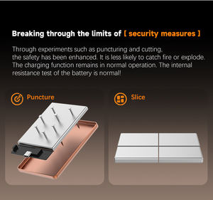Banque d'alimentation sans fil magnétique puissante F21 20W, corps ultra-fin en alliage d'aluminium, technologie de batterie semi-solide, charge rapide - Product Image 6