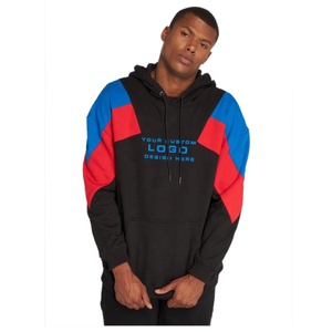 Wnab Internationale des hommes de haute qualité personnalisé Patchwork couleur sweat à capuche surdimensionné - Product Image 4