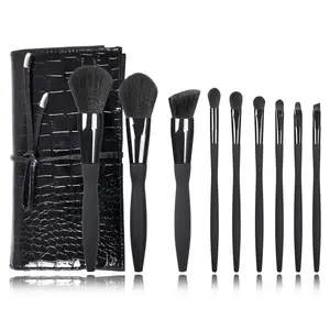 Professional Soft Touch Makeup Brush Set with Custom Logo Private Label Wholesale Face Foundation Mascara Brushes 9pcs Set