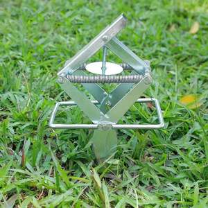 Piège à ciseaux en acier galvanisé pour pelouses, pièges à campagnols, utilisation en extérieur, réutilisable, capture rapide, <span class=keywords><strong>taupe</strong></span>, mulot - Product Image 1