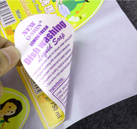 Autocollants personnalisés autocollants pour bouteilles de liquide vaisselle, étiquettes d'emballage en vinyle imperméables, impression recto-verso