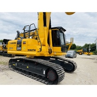 Excavatrice sur chenilles Komatsu PC200 d'occasion, 20 tonnes, populaire au Japon, équipement de construction et de terrassement prêt à être expédié