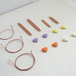 ชุดเข็มถักวงกลมอะลูมิเนียมน้ำหนักเบา Lotus Yarns ALPS 5 รุ่น IC สำหรับถักมือ 10 คู่ พร้อมปลายเข็มแบบ 360 °   สายเคเบิลแบบหมุนได้ - Product Image 3
