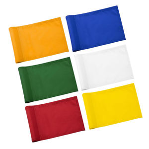 Ventas calientes Impresión a todo color Tubo duradero Inset Deportes al aire libre Logotipo impreso personalizado Pequeñas banderas de golf de doble cara - Product Image 2