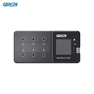 Cargador de Batería Inteligente GEPRC WooPower W63 de 100W para Dron Helicóptero <span class=keywords><strong>RC</strong></span> FPV con Tornillos, Plástico para PC, Protección contra Cortocircuitos - Product Image 2