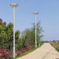 Lampes solaires de jardin LED UFO en aluminium haute luminosité 160W/200W/240W, étanches IP65, certifiées RoHS, avec détecteur de mouvement DC pour extérieur