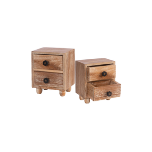 Nono Tall 2 <b>Drawers</b> Are the Perfect Choice for Storing <b>Small</b> Items in the Bedroom, Kitchen or Office and More wooden <b>drawers</b> - Product Image 3