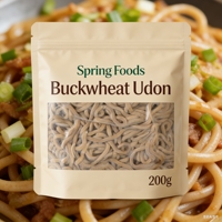 Nouilles Udon saines instantanées à faible teneur en gras, cuites en sachet, pour régime alimentaire