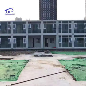 Casa Prefabricada Desmontable Personalizable, Casa Modular de Acero Prefabricada para Dormitorio de Personal Escolar, Oficina, Contenedor con Escalera - Product Image 2