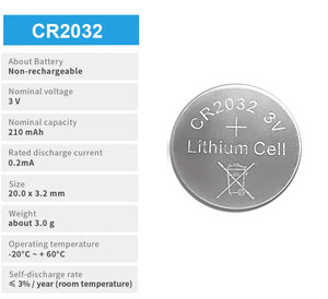 Cr2032 <span class=keywords><strong>3V</strong></span> CE chứng nhận pin Lithium ion đôi vỉ gói với an toàn trẻ em đánh dấu cho thiết bị điện tử cung cấp OEM thân thiện - Product Image 2
