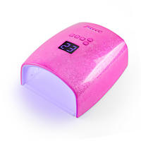 Lampe à ongles LED UV Pro Cure 48W professionnelle pour salon, mini, portable, sans fil et rechargeable, couleur dégradée pour le séchage