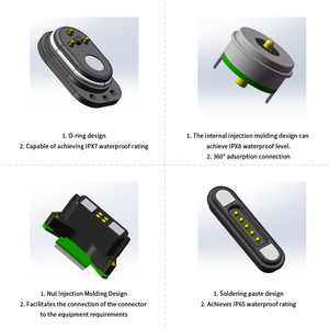 पॉगो पिन चुंबकीय कनेक्टर 2a वर्तमान 2a चुंबकीय चार्जिंग केबल स्मार्ट केटल चार्जिंग - Product Image 6