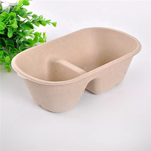 Hộp Cơm Trưa Dạng Bột Nhào Đúc Phân Hủy Sinh Học Túi Mía Có Thể Phân Hủy Dùng Một Lần Tùy Chỉnh Khay Đóng Gói Thực Phẩm Hộp Cất Đi - Product Image 3