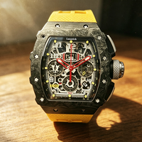 Nouvelle Montre Mécanique Automatique Homme Modèle 2026, 22mm, Aiguilles Lumineuses, Étanche, Tendance, Luxe, Bracelet Silicone pour Hommes