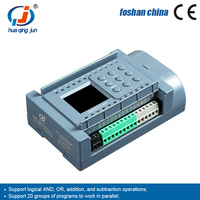 Huaqingjun-relé de 8 salidas PLC con conexión RS485, programa WIFI por aplicación de teléfono, PLC Simple todo en uno para HMI