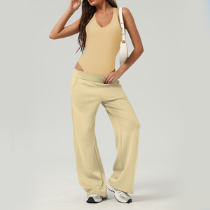 Pantaloni larghi larghi svasati tuta da Yoga tuta da ballo da <span class=keywords><strong>donna</strong></span> allenamento allenamento body da <span class=keywords><strong>donna</strong></span> Sexy body da palestra da <span class=keywords><strong>donna</strong></span> - Product Image 6